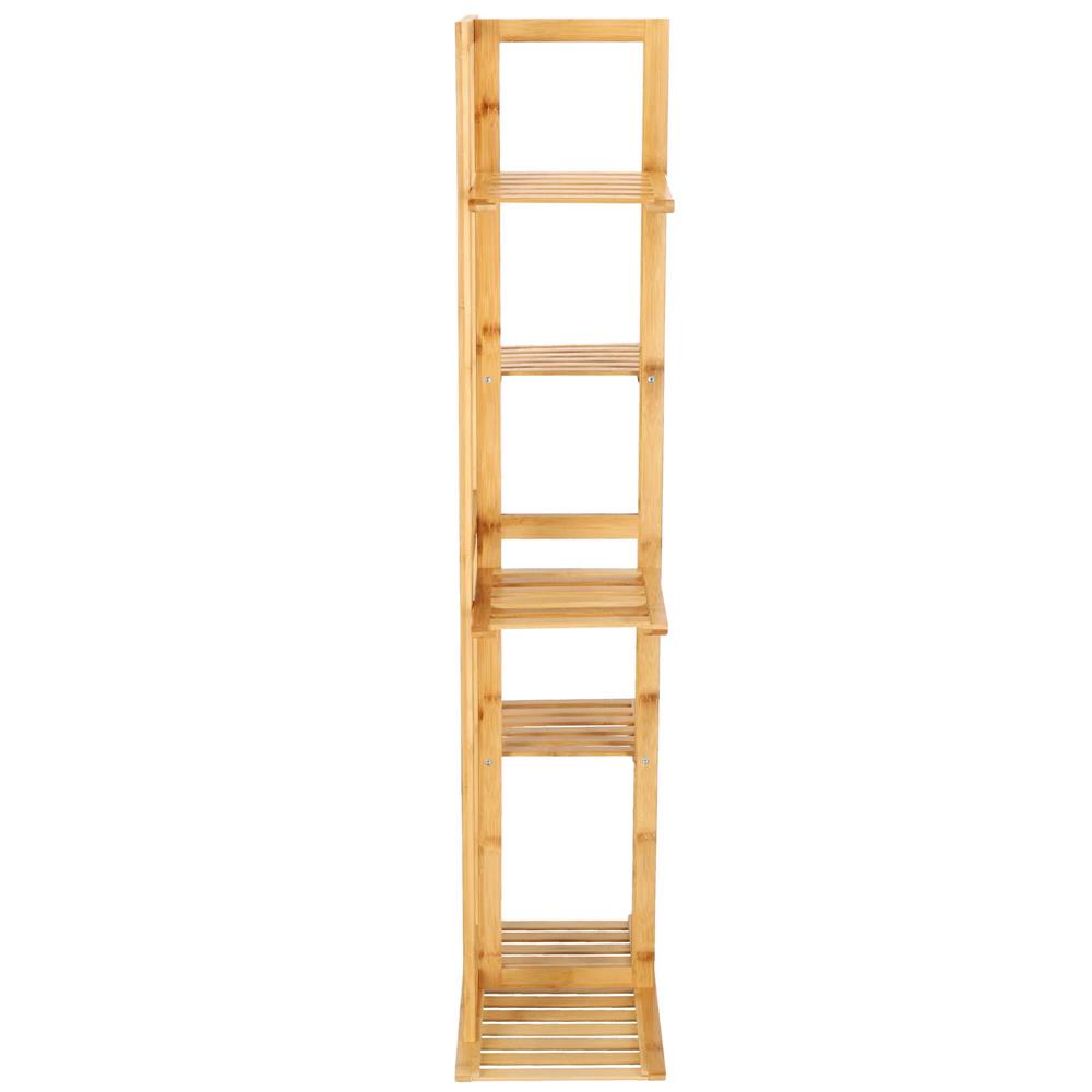 Stand de flori din lemn cu 6 etajere suport GA199, 102x40cm Household NewTrend