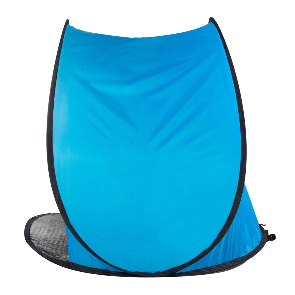 Cort plaja si picnic semi-deschis Sersimo, protectie UV, 150x120x110cm, albastru Household NewTrend