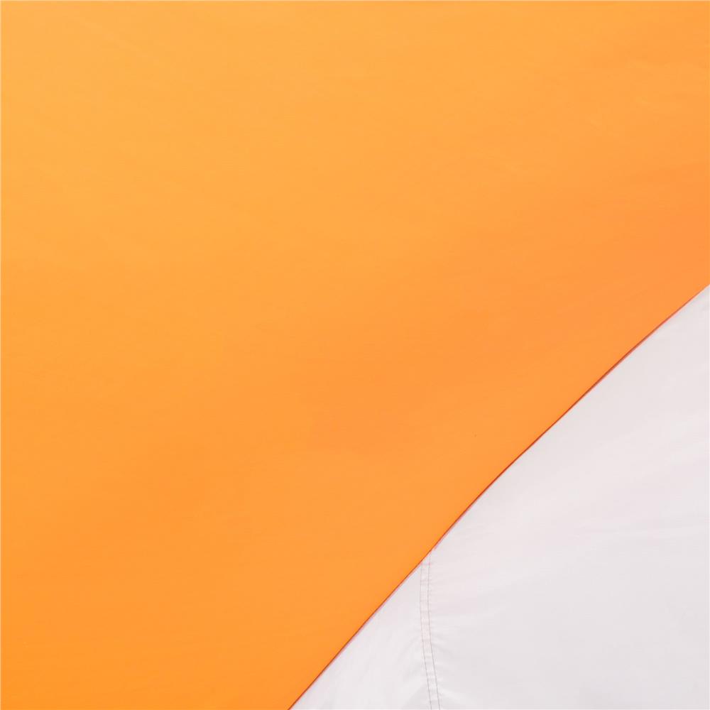 Cort plaja si picnic semi-deschis Sersimo, protectie UV, 200x120x110cm, portocaliu gri Household NewTrend