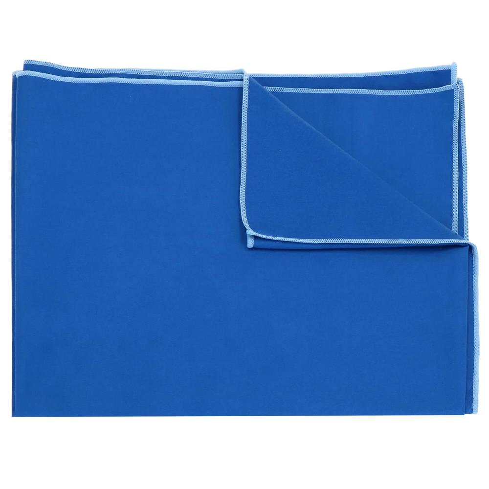 Prosop de plaja cu uscare de rapida, husa de transport, 75x150cm, albastru Household NewTrend