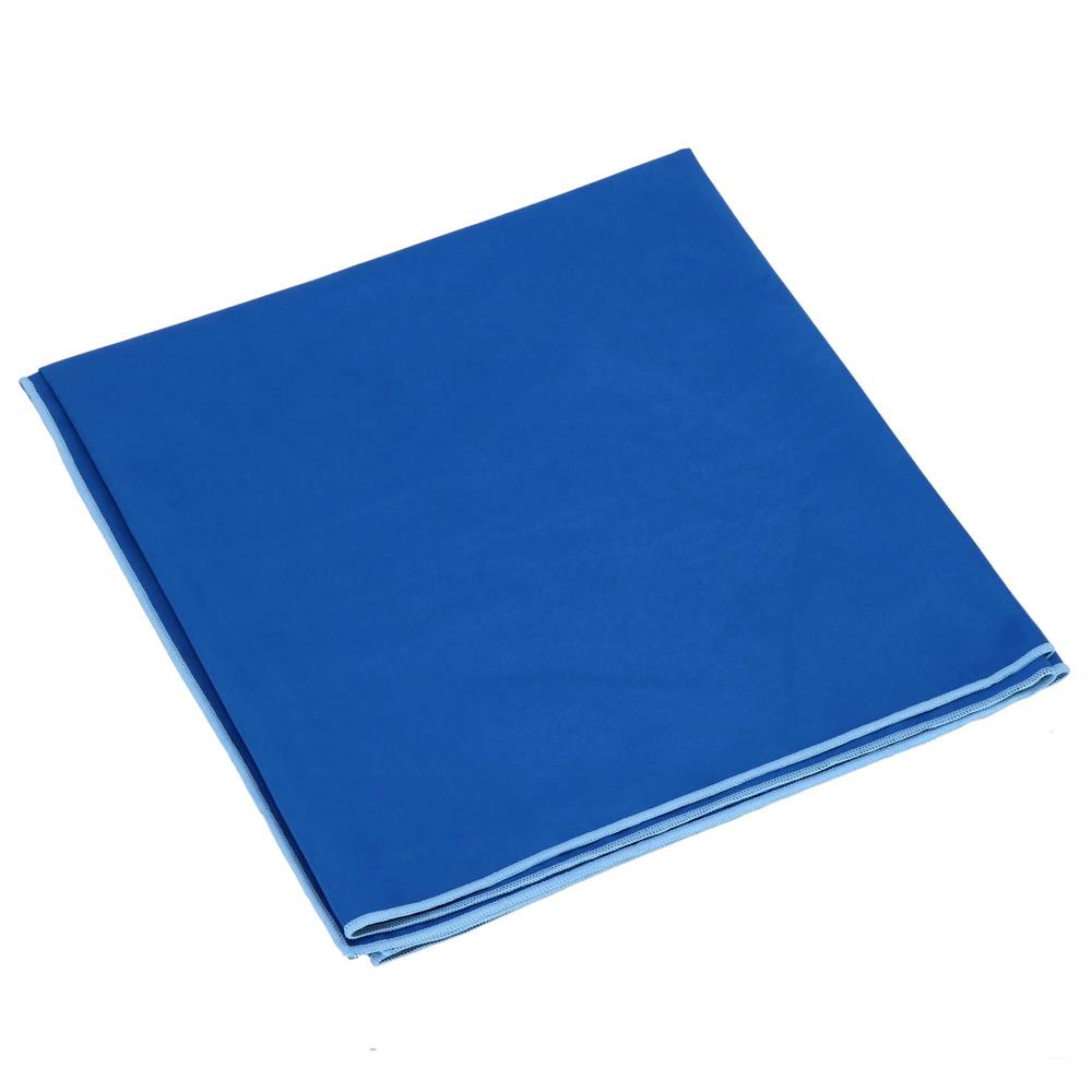 Prosop de plaja cu uscare de rapida, husa de transport, 75x150cm, albastru Household NewTrend
