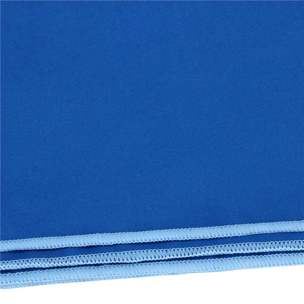 Prosop de plaja cu uscare de rapida, husa de transport, 75x150cm, albastru Household NewTrend