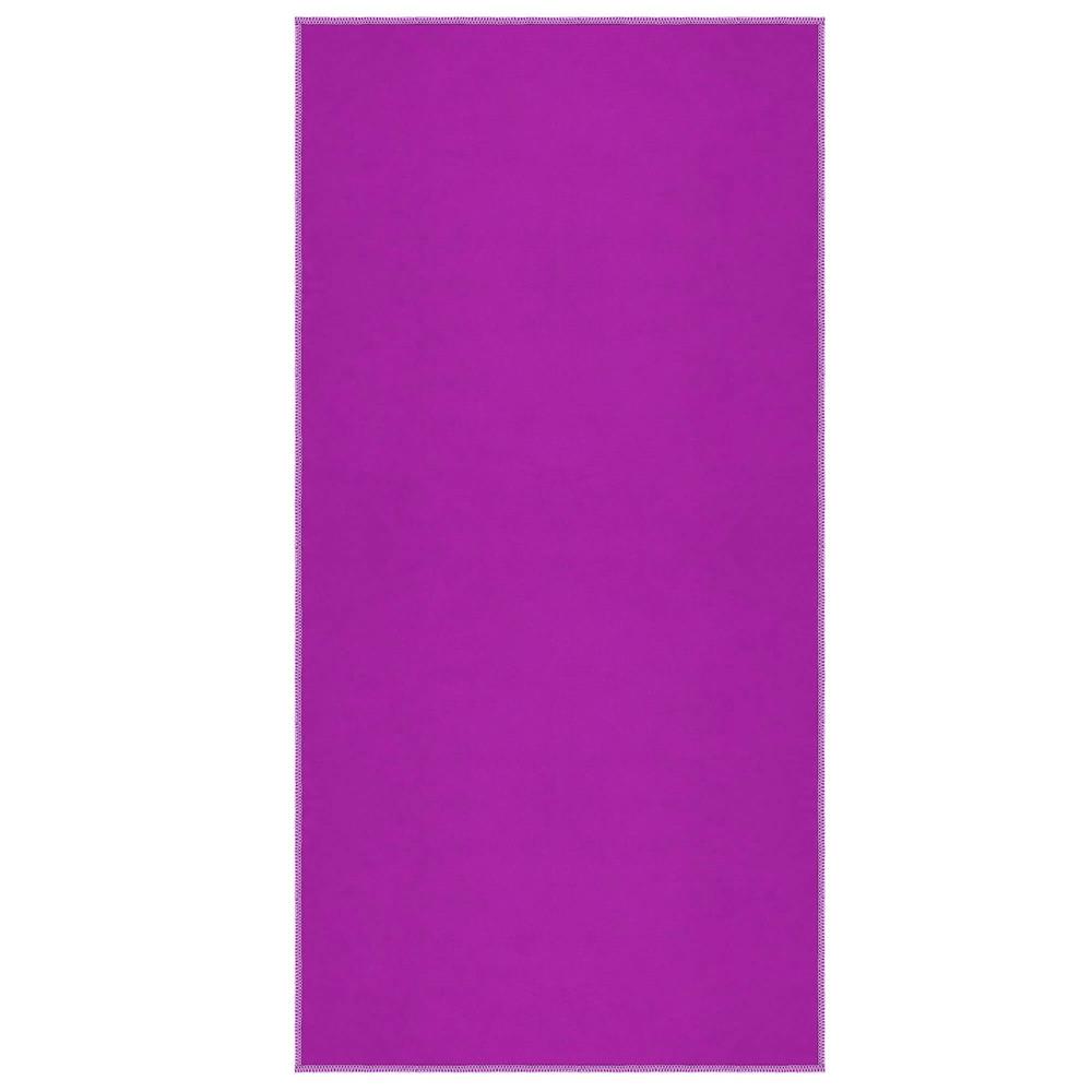 Prosop de plaja cu uscare de rapida, husa de transport, 75x150cm, violet Household NewTrend