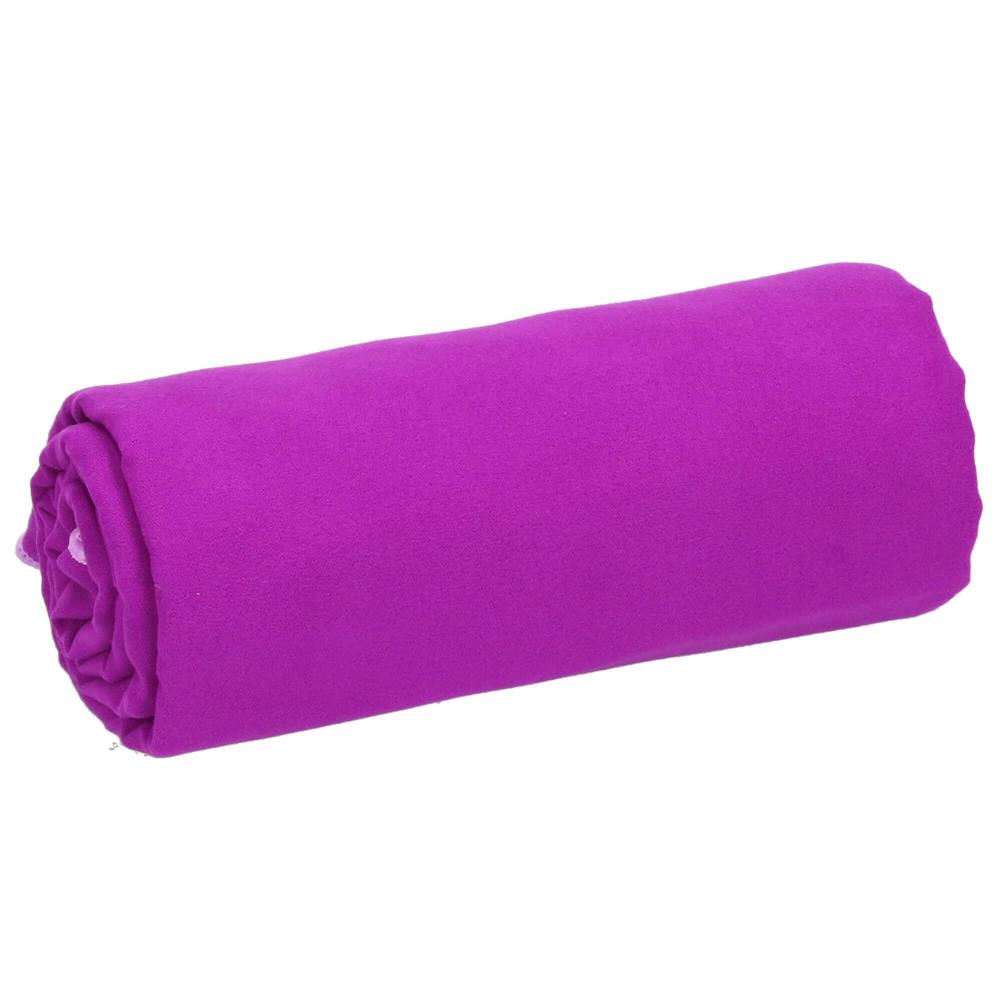 Prosop de plaja cu uscare de rapida, husa de transport, 75x150cm, violet Household NewTrend
