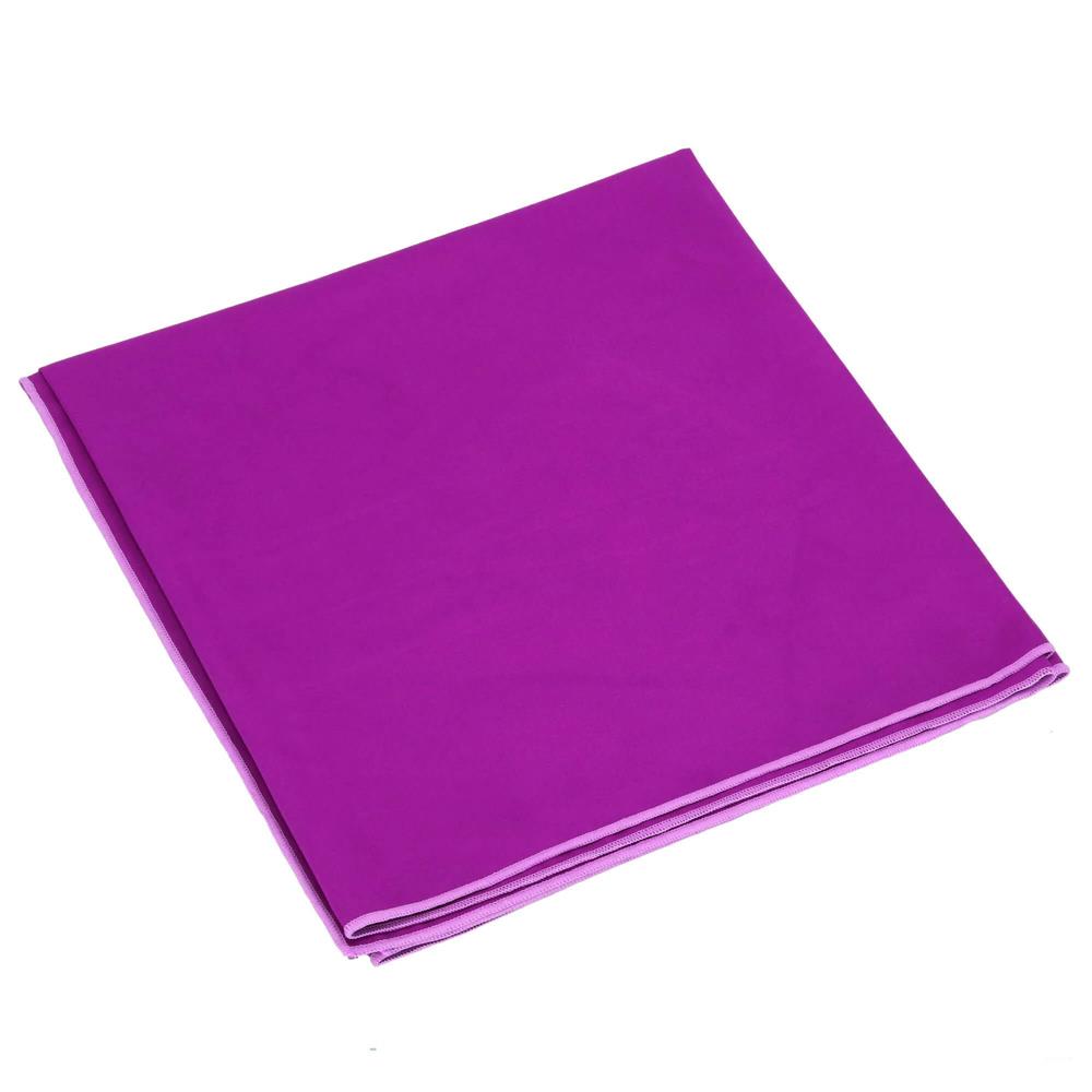 Prosop de plaja cu uscare de rapida, husa de transport, 75x150cm, violet Household NewTrend