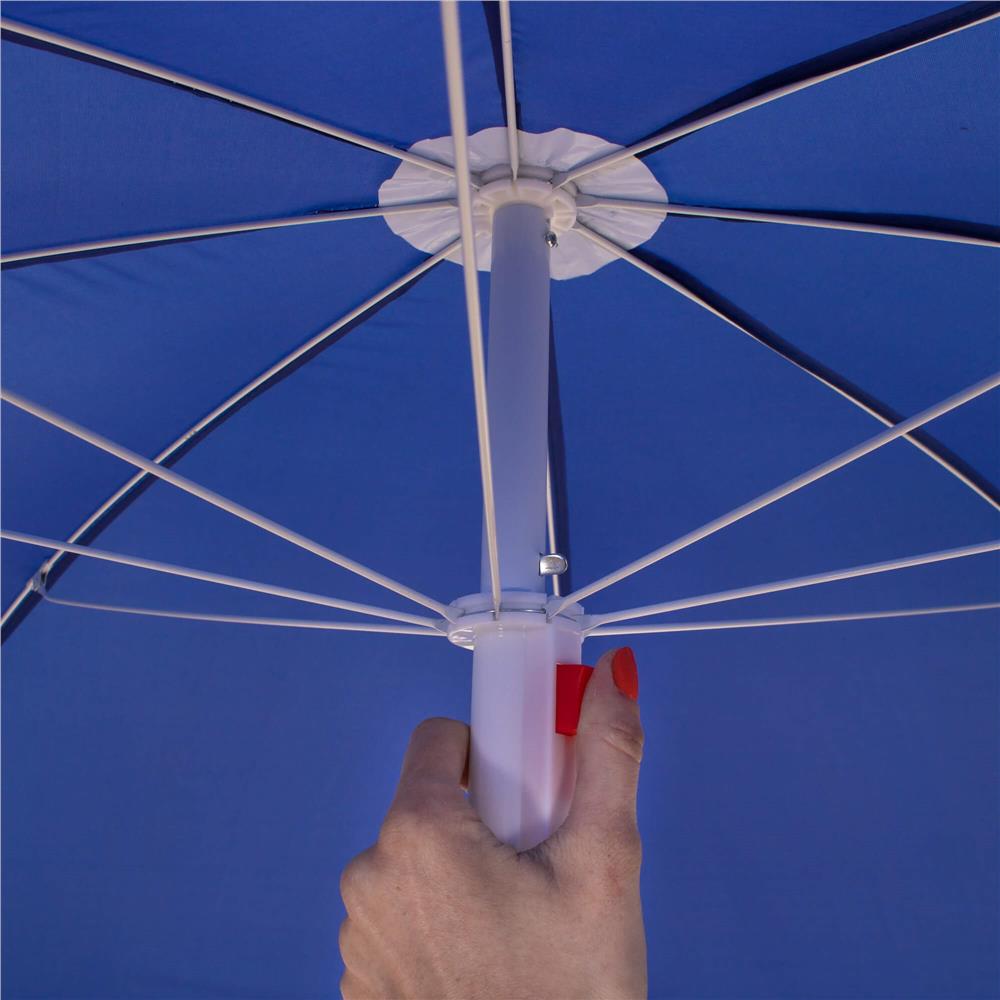 Umbrela de plaja pliabila, Sersimo BU022, 180cm, bleumarin Household NewTrend