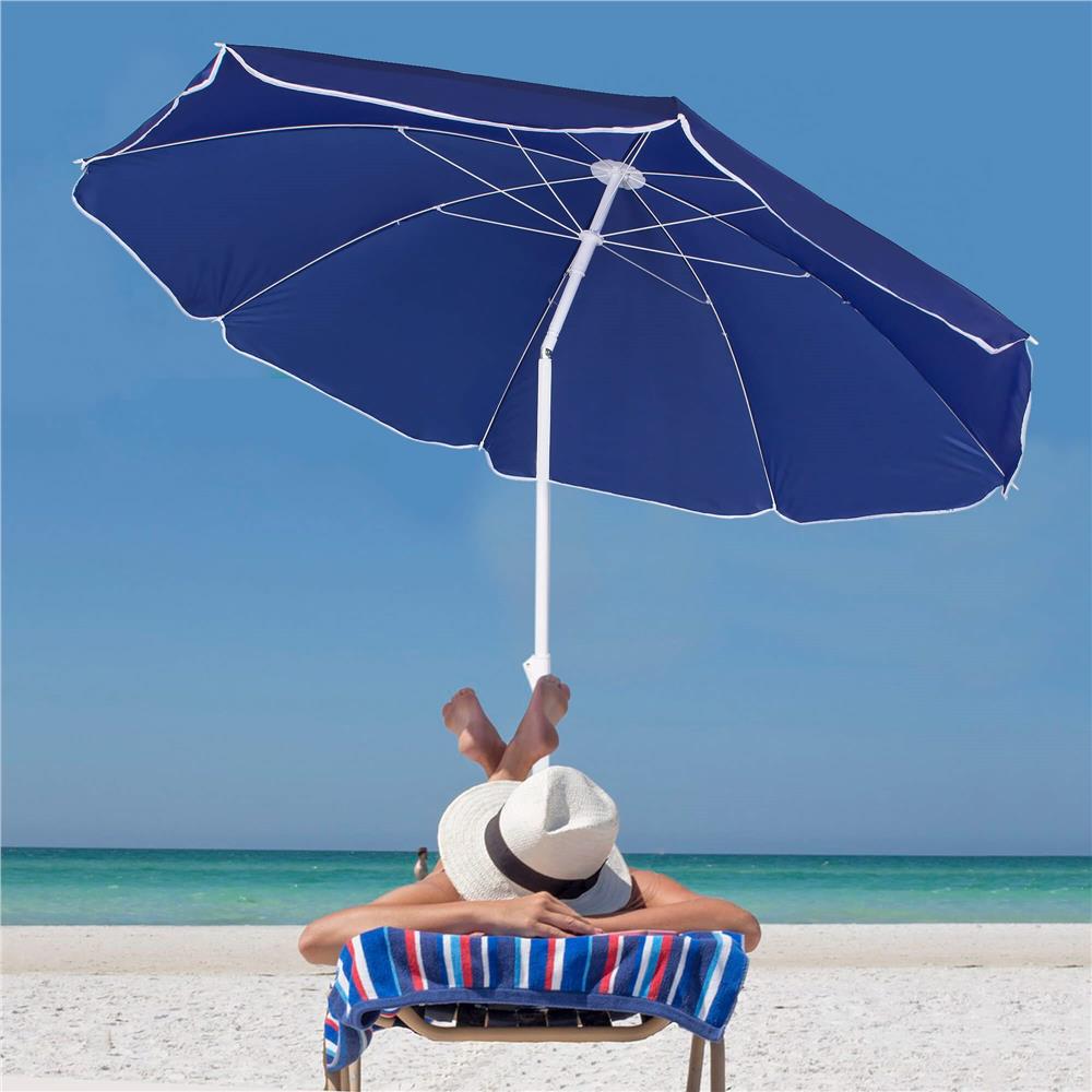 Umbrela de plaja pliabila, Sersimo BU022, 180cm, bleumarin Household NewTrend