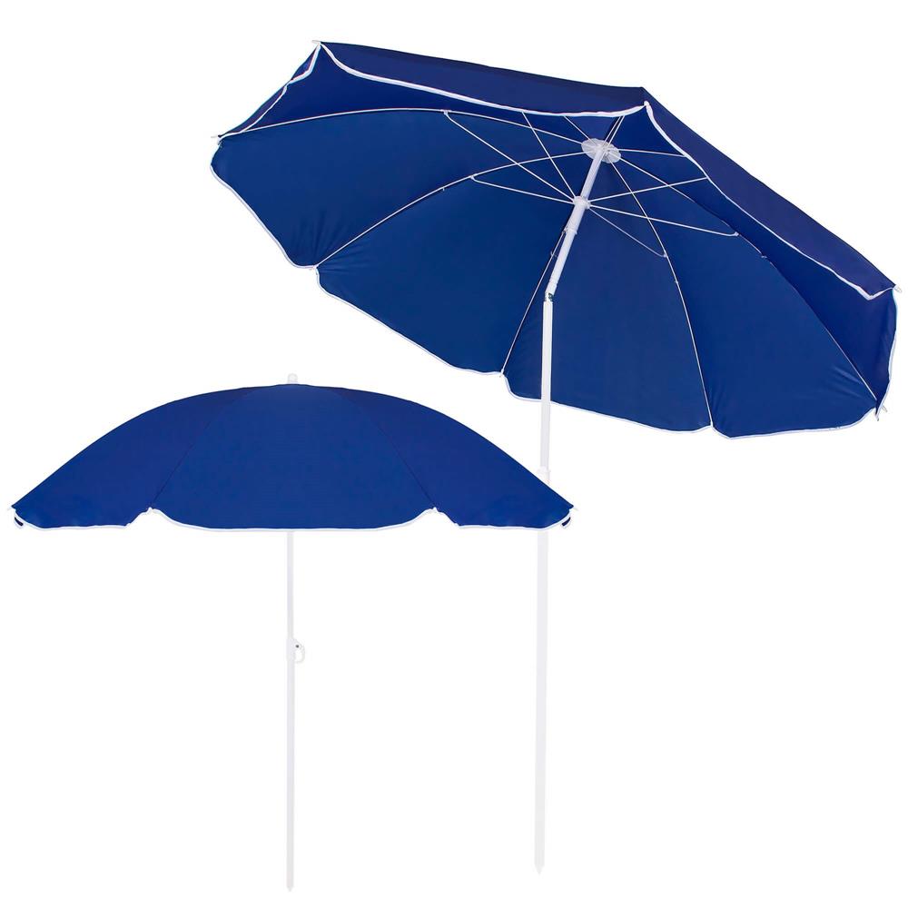 Umbrela de plaja pliabila, Sersimo BU022, 180cm, bleumarin Household NewTrend