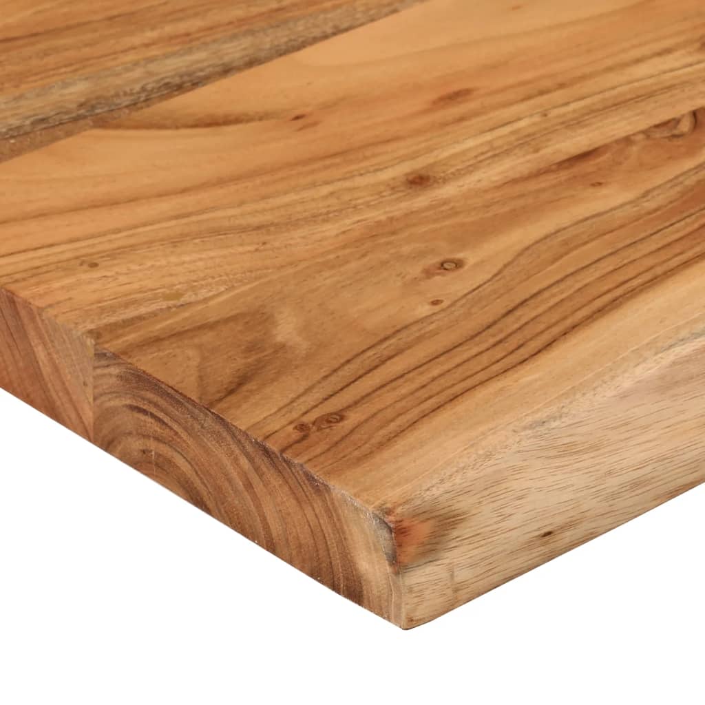 Blat masă 100x40x2,5 cm dreptunghiular lemn acacia margine vie GartenMobel Dekor