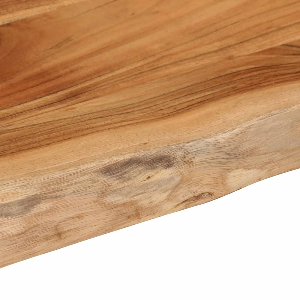 Blat masă 100x40x2,5 cm dreptunghiular lemn acacia margine vie GartenMobel Dekor