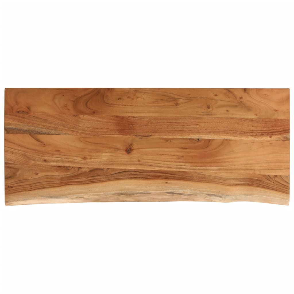 Blat masă 100x40x2,5 cm dreptunghiular lemn acacia margine vie GartenMobel Dekor
