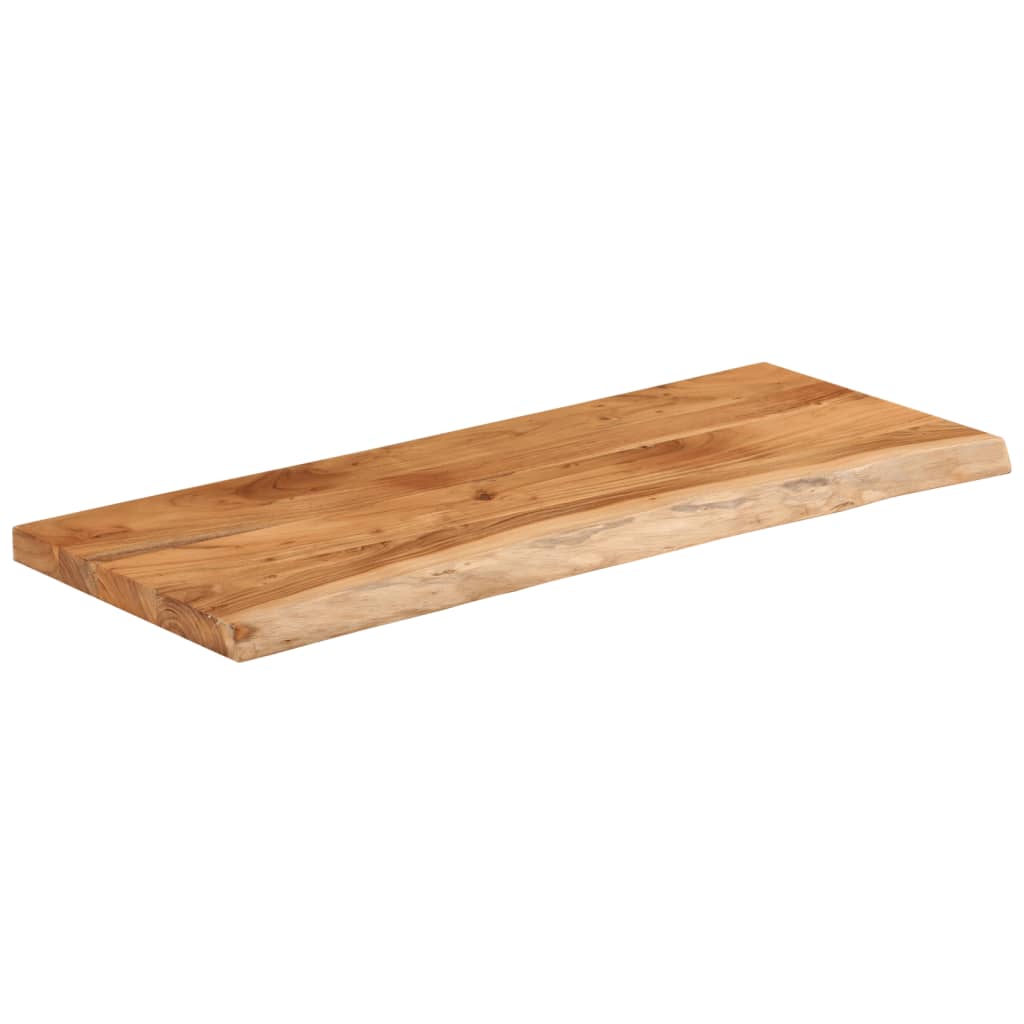 Blat masă 100x40x2,5 cm dreptunghiular lemn acacia margine vie GartenMobel Dekor