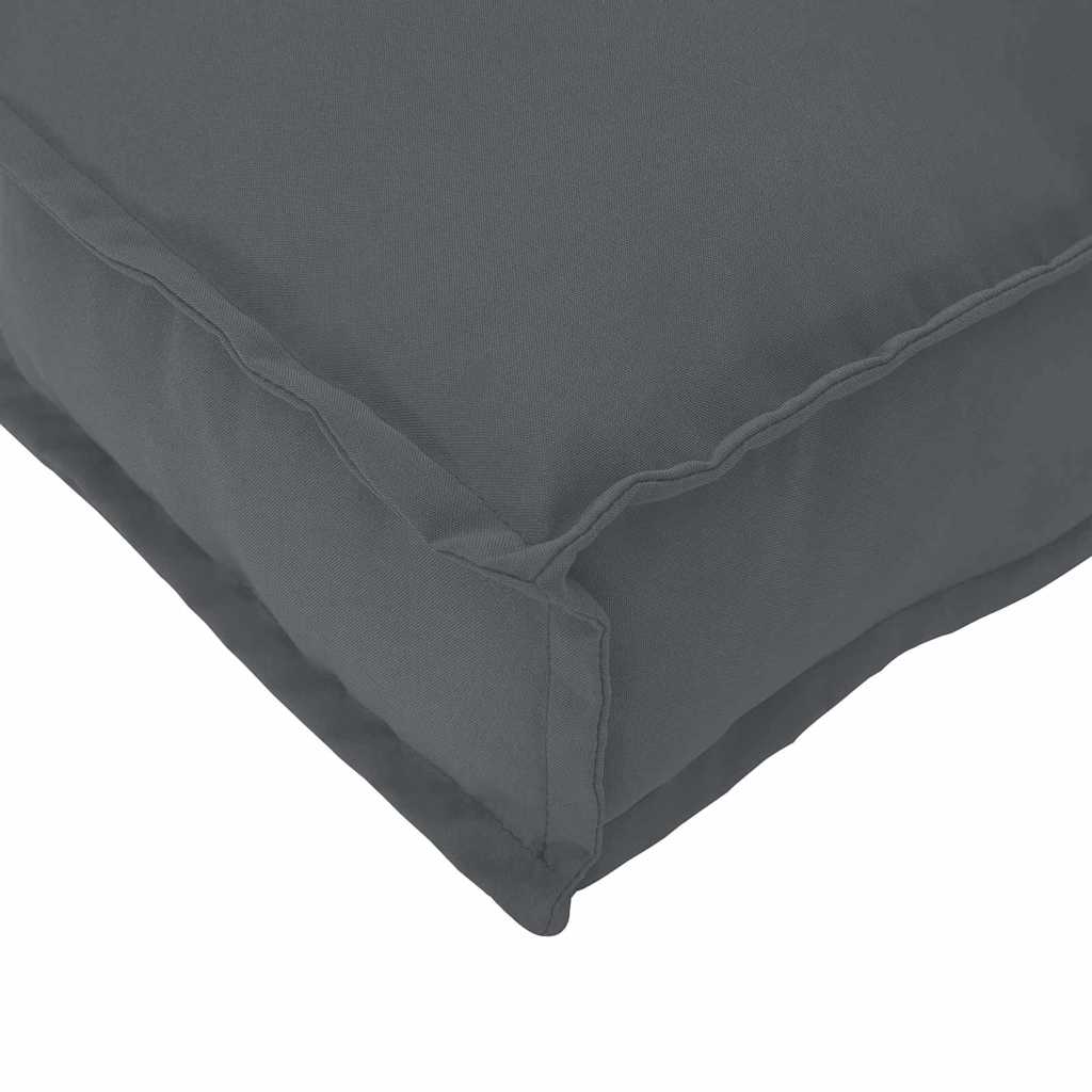 Pernă pentru șezut din paleți 2 pcs Antracit 40 x 40 x 8 cm GartenMobel Dekor