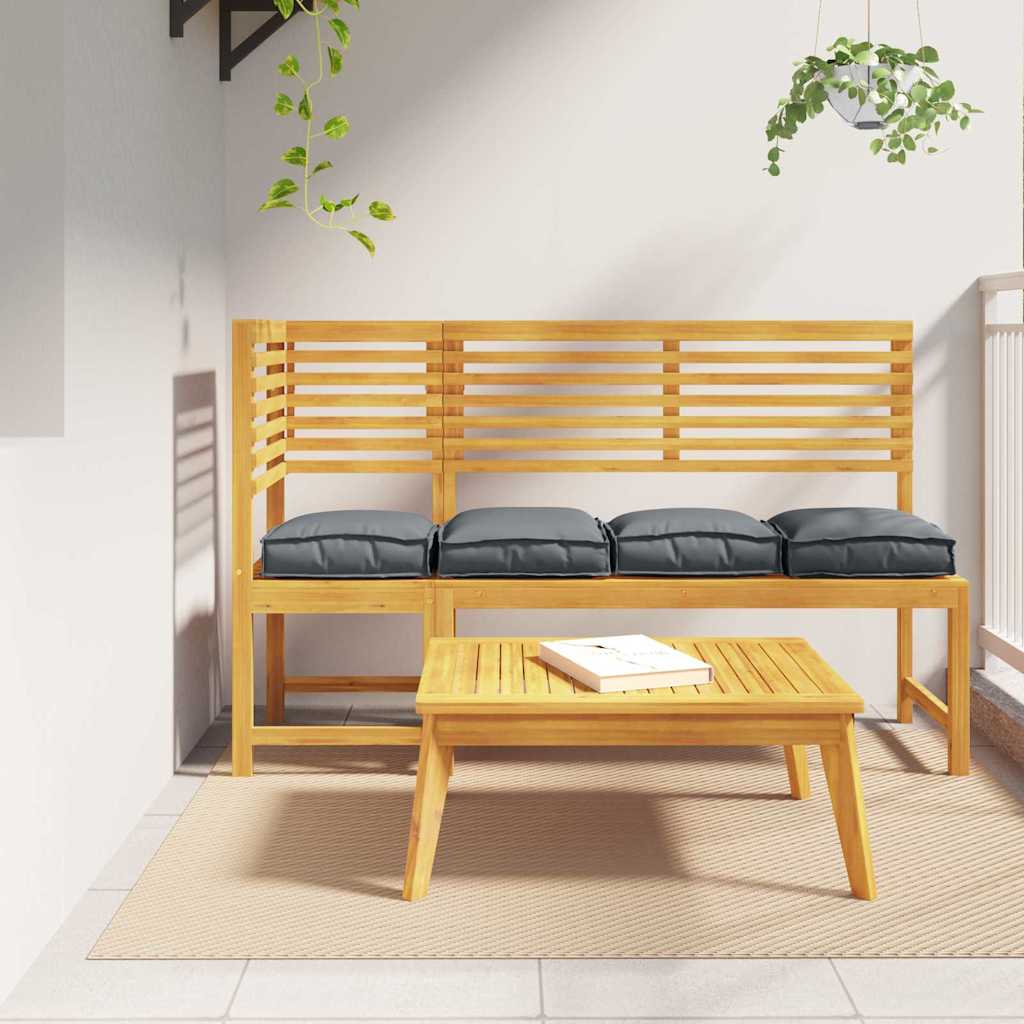 Pernă pentru șezut din paleți 4 pcs Antracit 40 x 40 x 8 cm GartenMobel Dekor