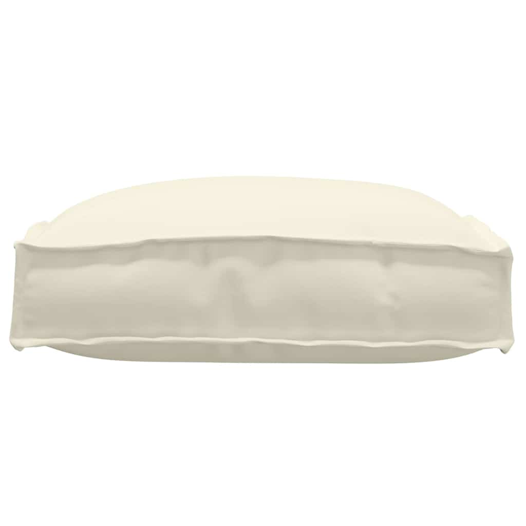 Pernă pentru șezut din paleți 4 pcs Crem 40 x 40 x 8 cm GartenMobel Dekor
