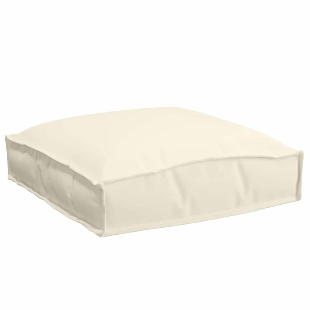 Pernă pentru șezut din paleți 4 pcs Crem 40 x 40 x 8 cm GartenMobel Dekor