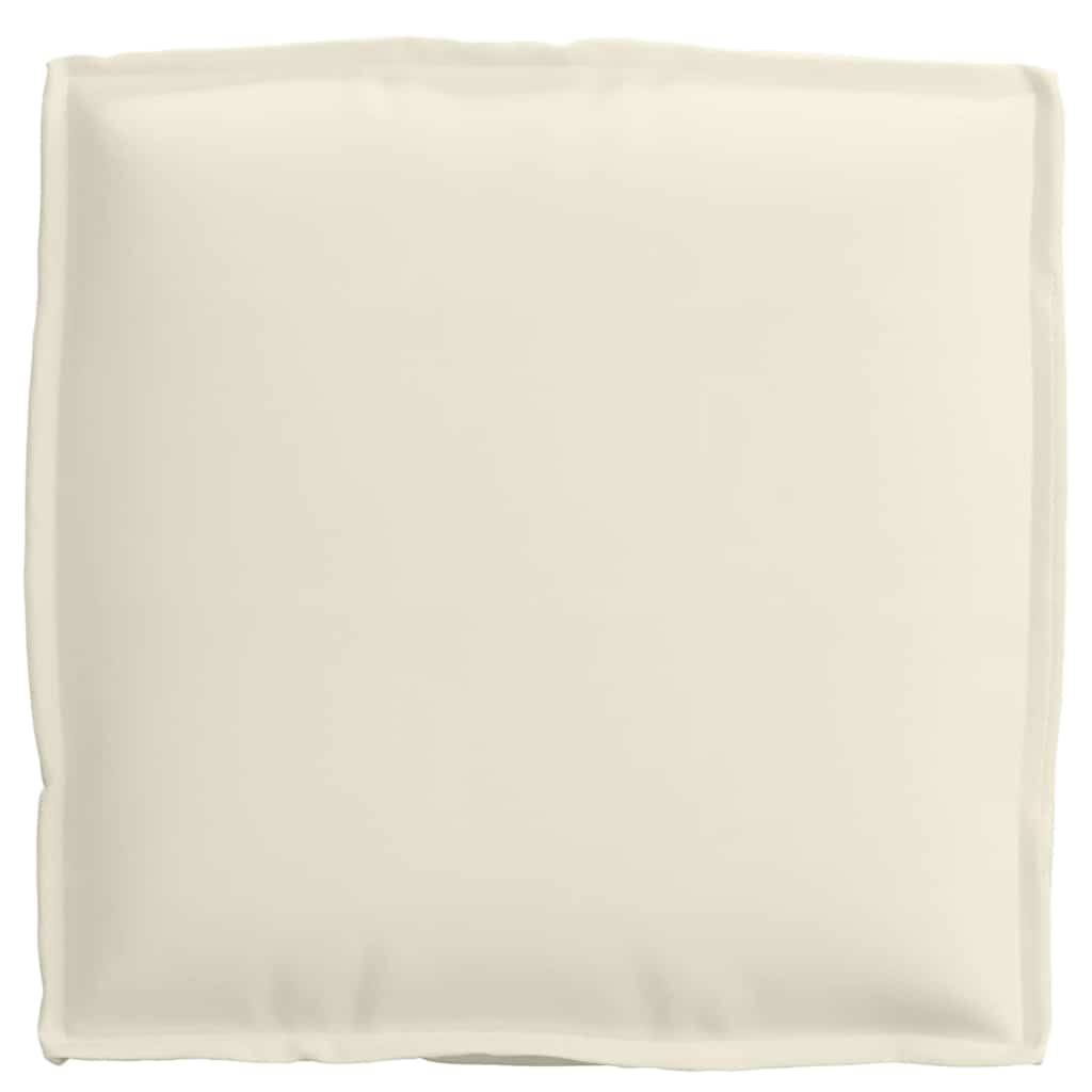 Pernă pentru șezut din paleți 4 pcs Crem 40 x 40 x 8 cm GartenMobel Dekor