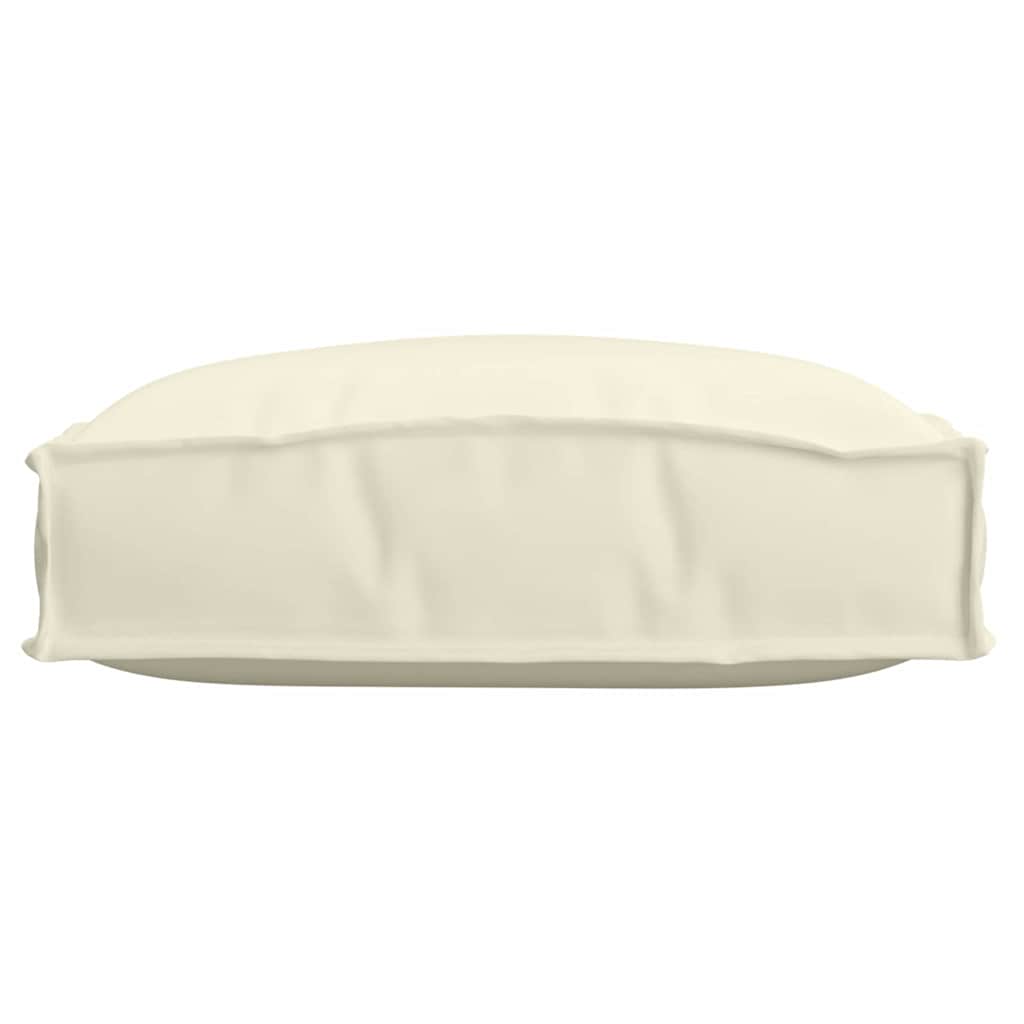 Pernă pentru șezut din paleți 4 pcs Crem 40 x 40 x 8 cm GartenMobel Dekor