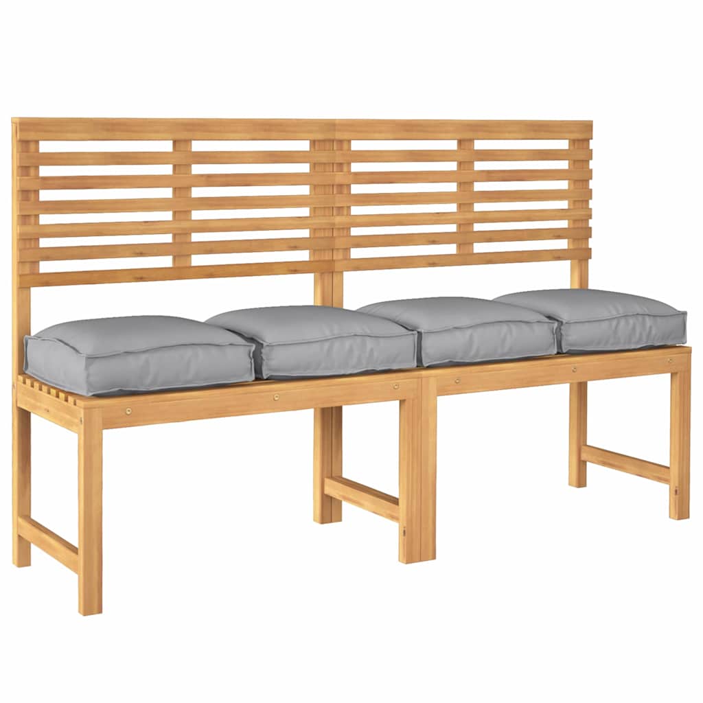 Pernă pentru șezut din paleți 4 pcs Gri 40 x 40 x 8 cm GartenMobel Dekor