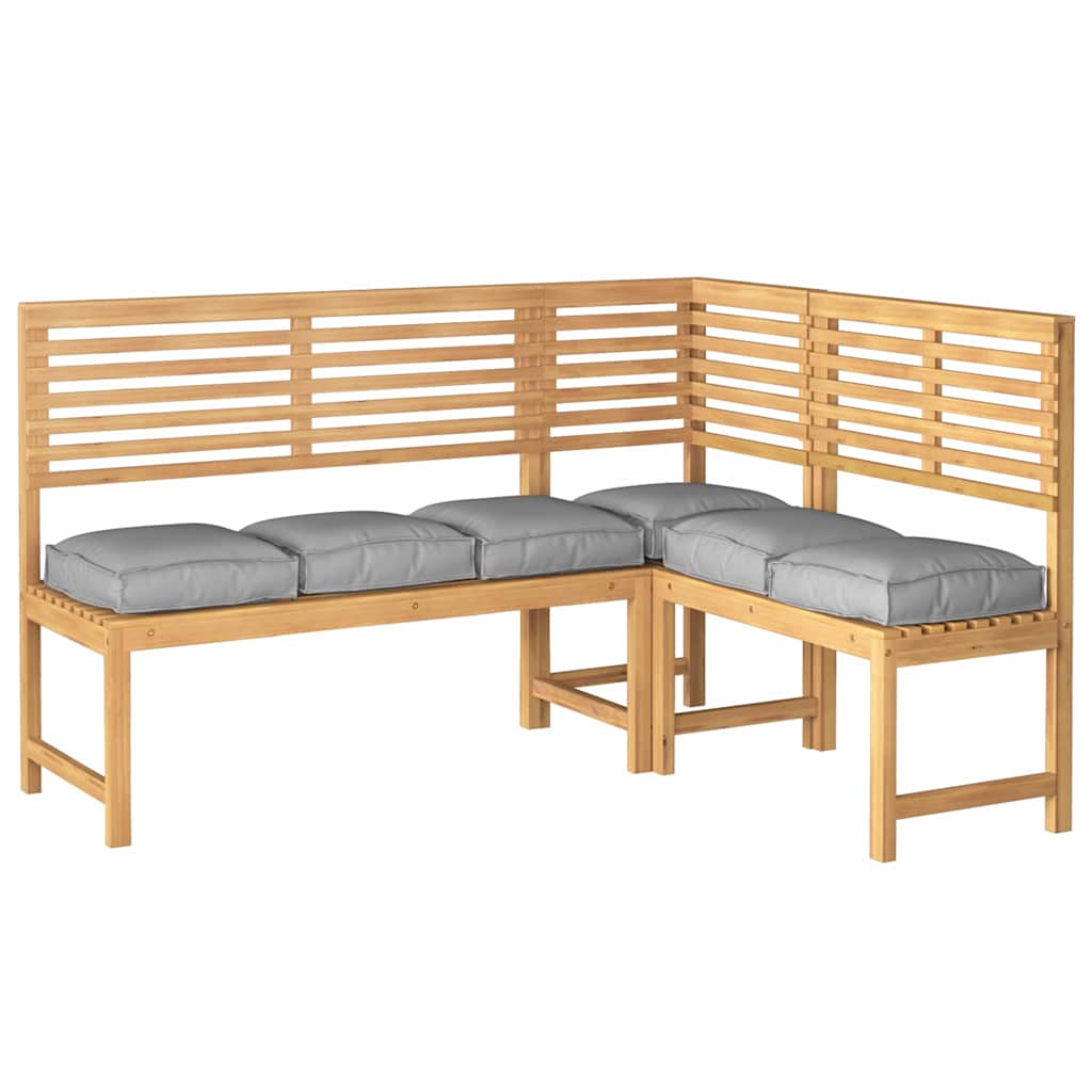 Pernă pentru șezut din paleți 6 pcs Gri 40 x 40 x 8 cm GartenMobel Dekor