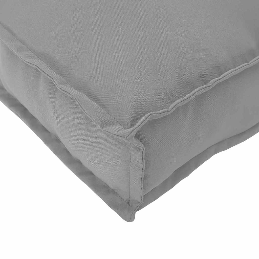 Pernă pentru șezut din paleți 6 pcs Gri 40 x 40 x 8 cm GartenMobel Dekor