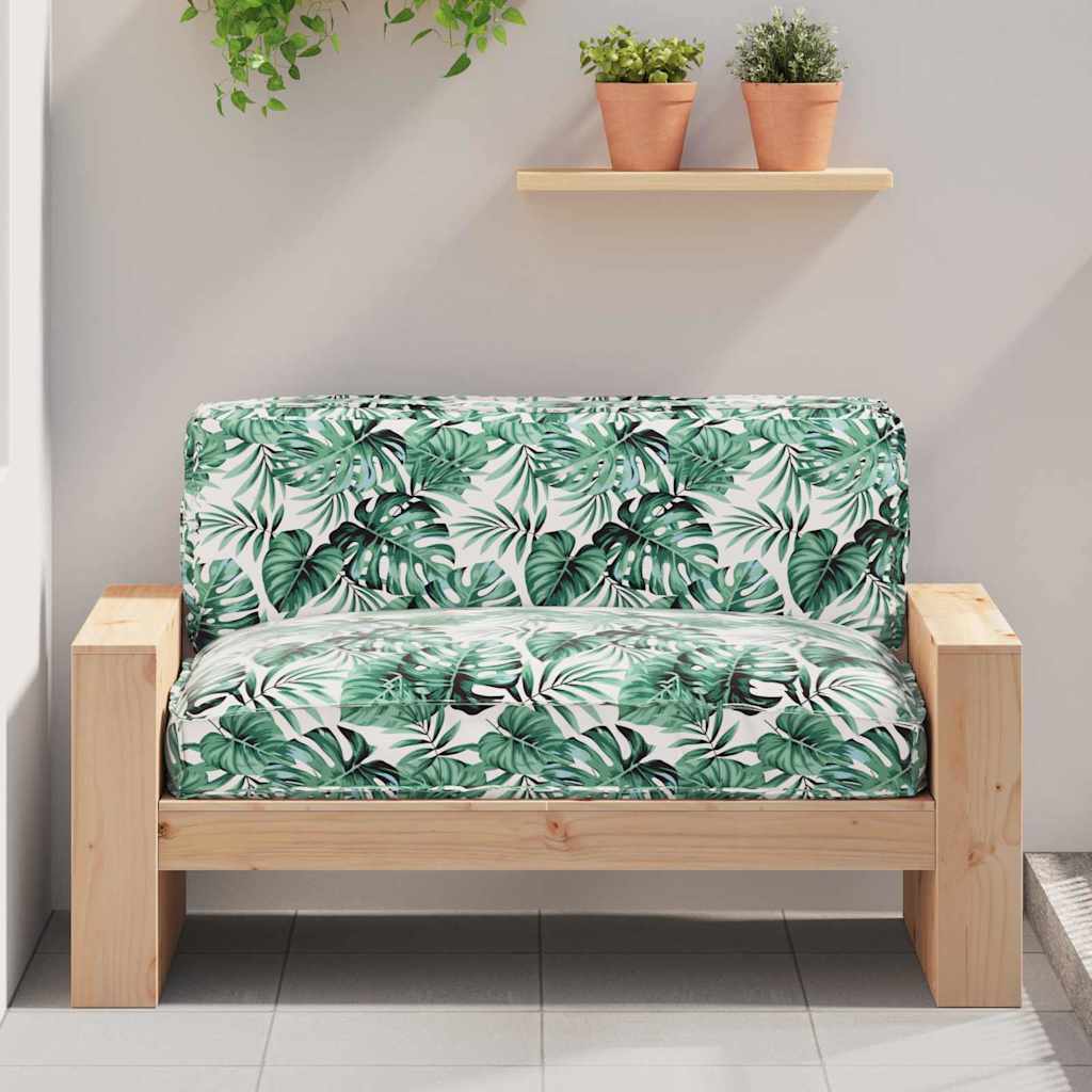 Pernă pentru șezut din paleți model frunze 120 x 80 x 12 cm GartenMobel Dekor