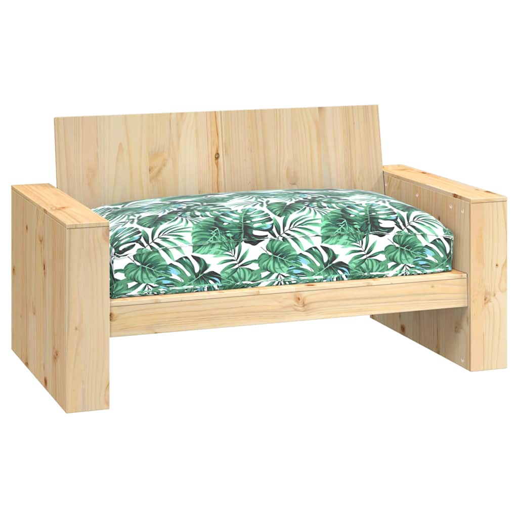 Pernă pentru șezut din paleți model frunze 120 x 80 x 12 cm GartenMobel Dekor