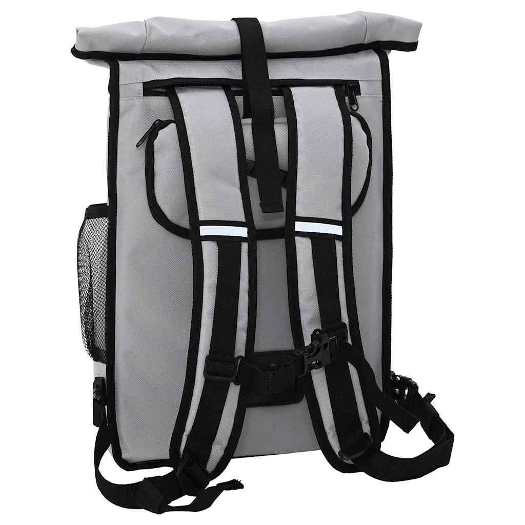 Geantă de bicicletă Gri 31 x 13 x 58 cm Poliester GartenMobel Dekor