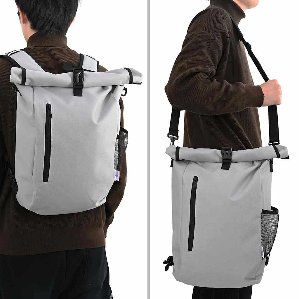 Geantă de bicicletă Gri 31 x 13 x 58 cm Poliester GartenMobel Dekor