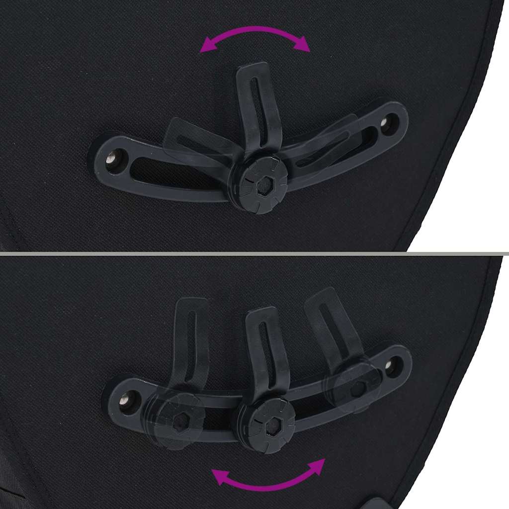 Geantă de bicicletă Negru 32.5 x 17 x 57 cm Poliester GartenMobel Dekor