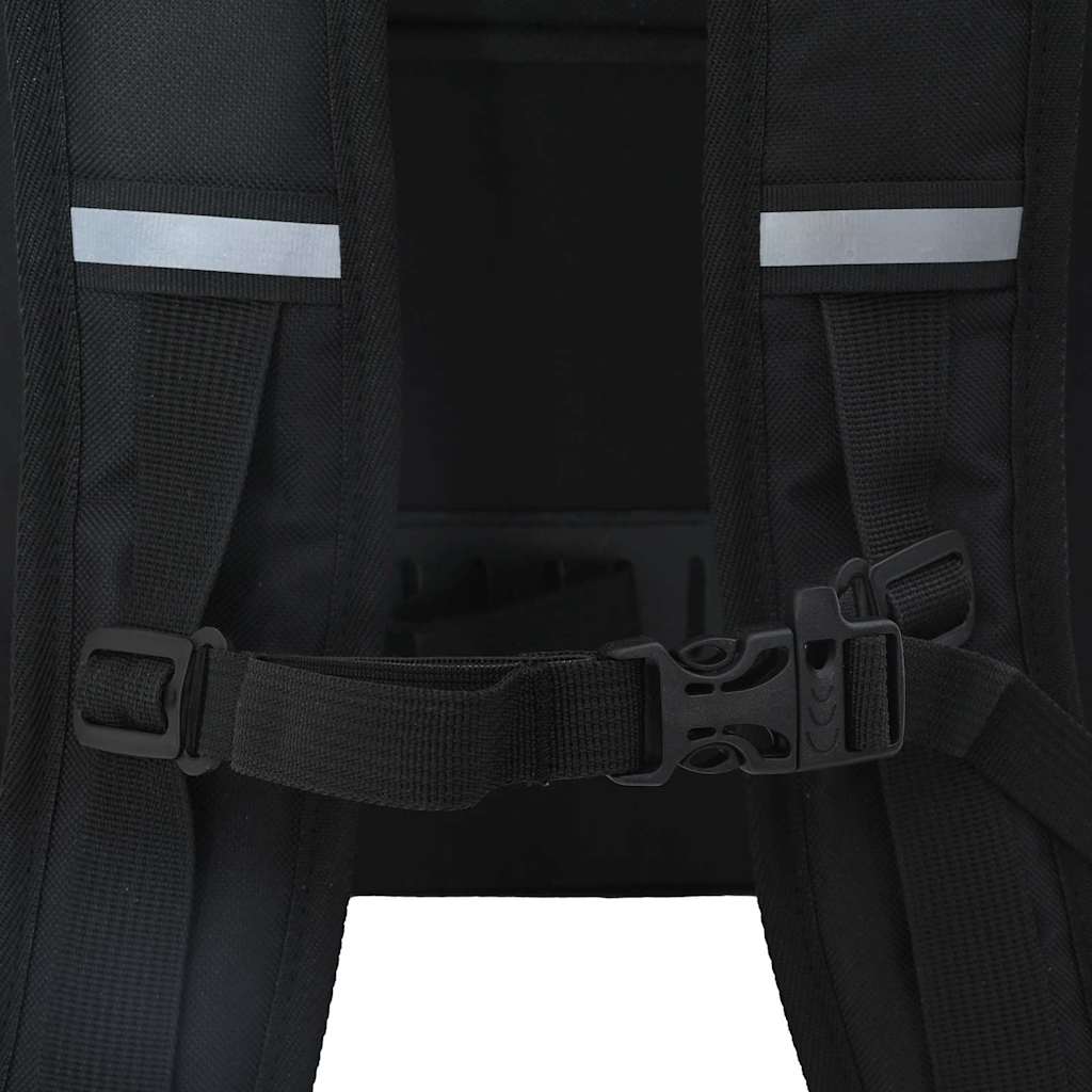 Geantă de bicicletă Negru 33 x 16 x 48 cm Poliester GartenMobel Dekor