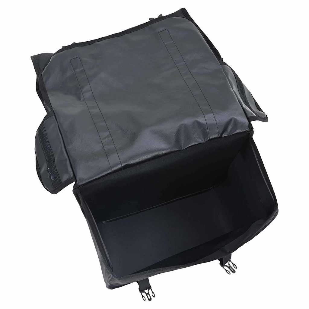 Geantă de bicicletă Negru și Gri 15.5 x 31.5 x 40 cm Poliester GartenMobel Dekor