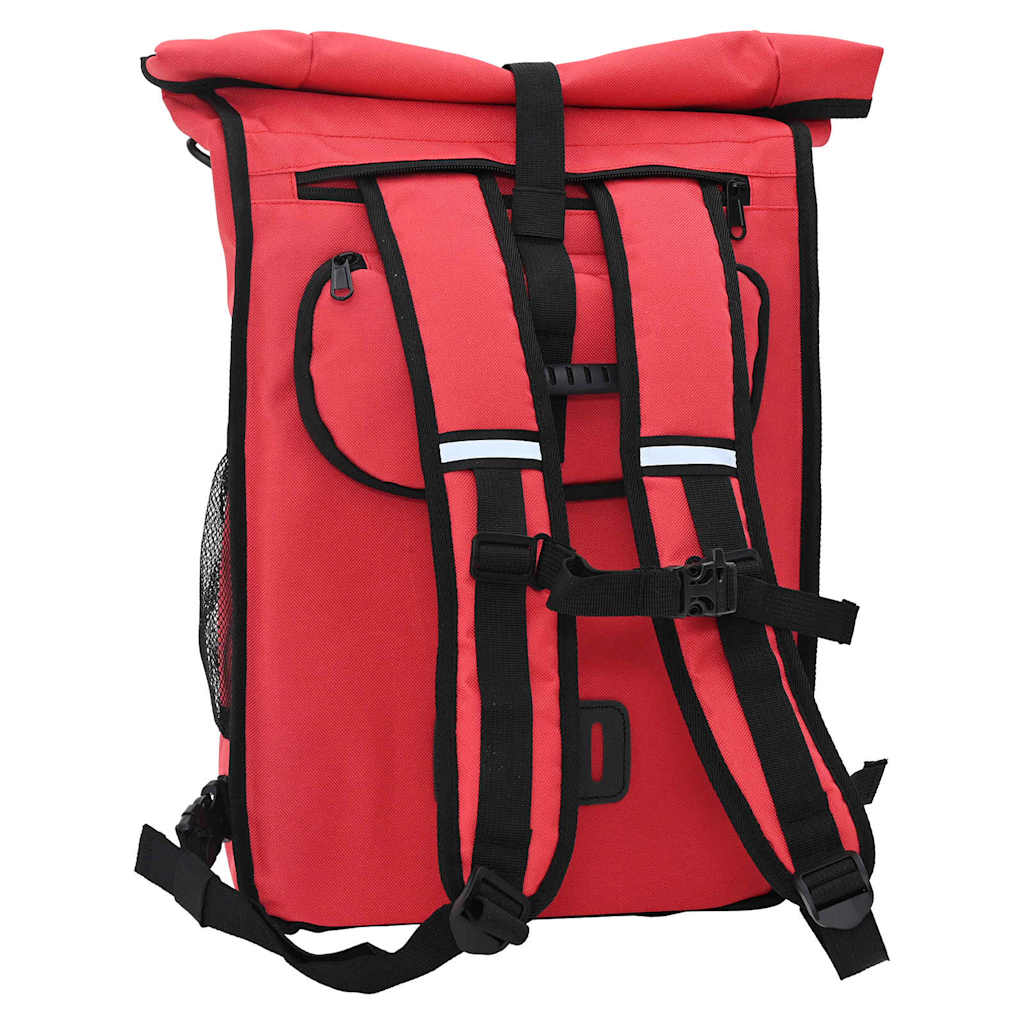 Geantă de bicicletă Roșu 31 x 13 x 58 cm Poliester GartenMobel Dekor