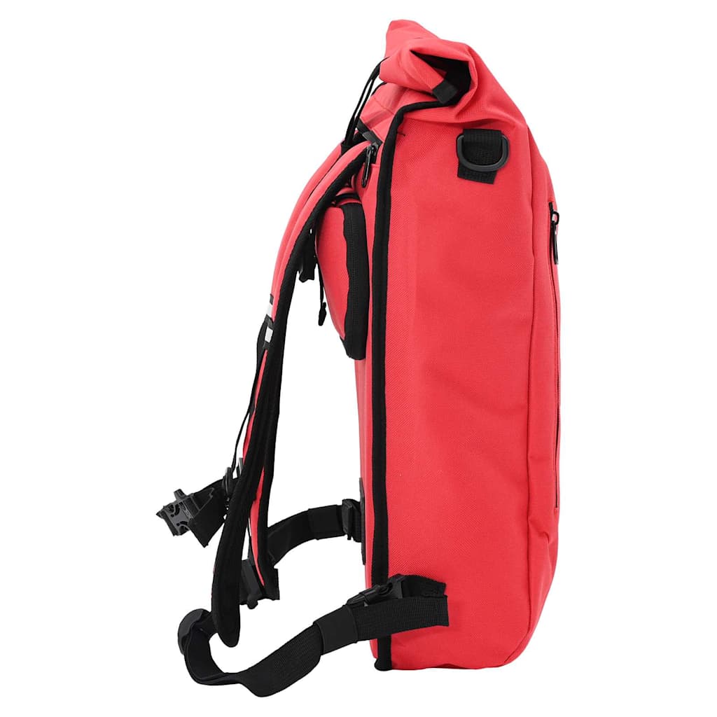 Geantă de bicicletă Roșu 31 x 13 x 58 cm Poliester GartenMobel Dekor