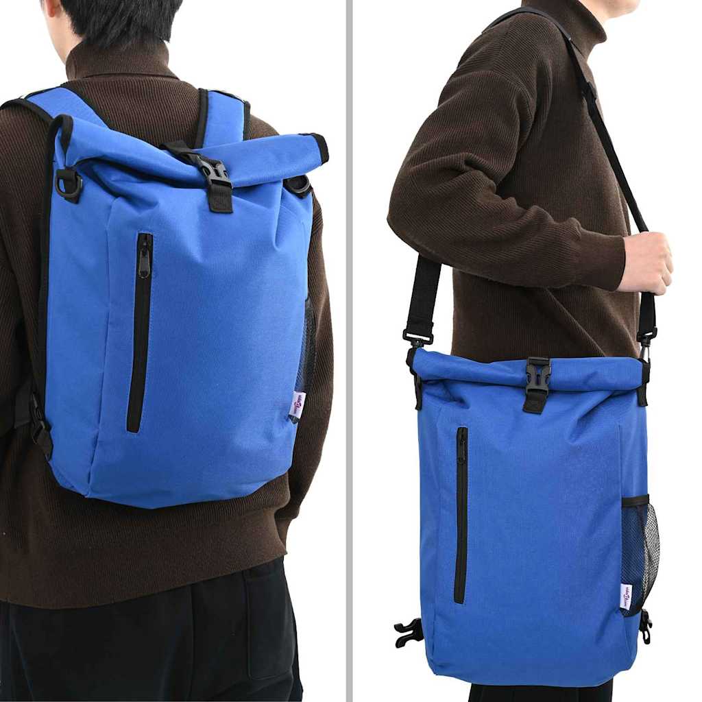 Geantă de bicicletă albastru 31 x 13 x 58 cm Poliester GartenMobel Dekor