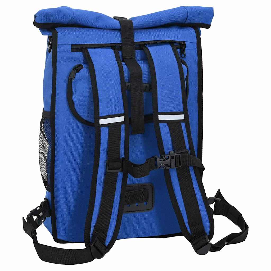 Geantă de bicicletă albastru 31 x 13 x 58 cm Poliester GartenMobel Dekor