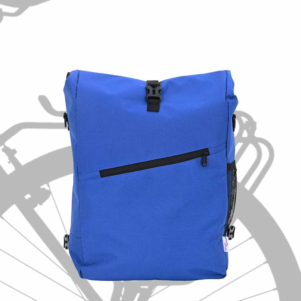 Geantă de bicicletă albastru 33 x 16 x 48 cm Poliester GartenMobel Dekor
