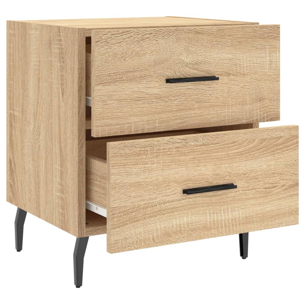 Noptiere, 2 buc., stejar sonoma, 40x35x47,5 cm, lemn compozit GartenMobel Dekor
