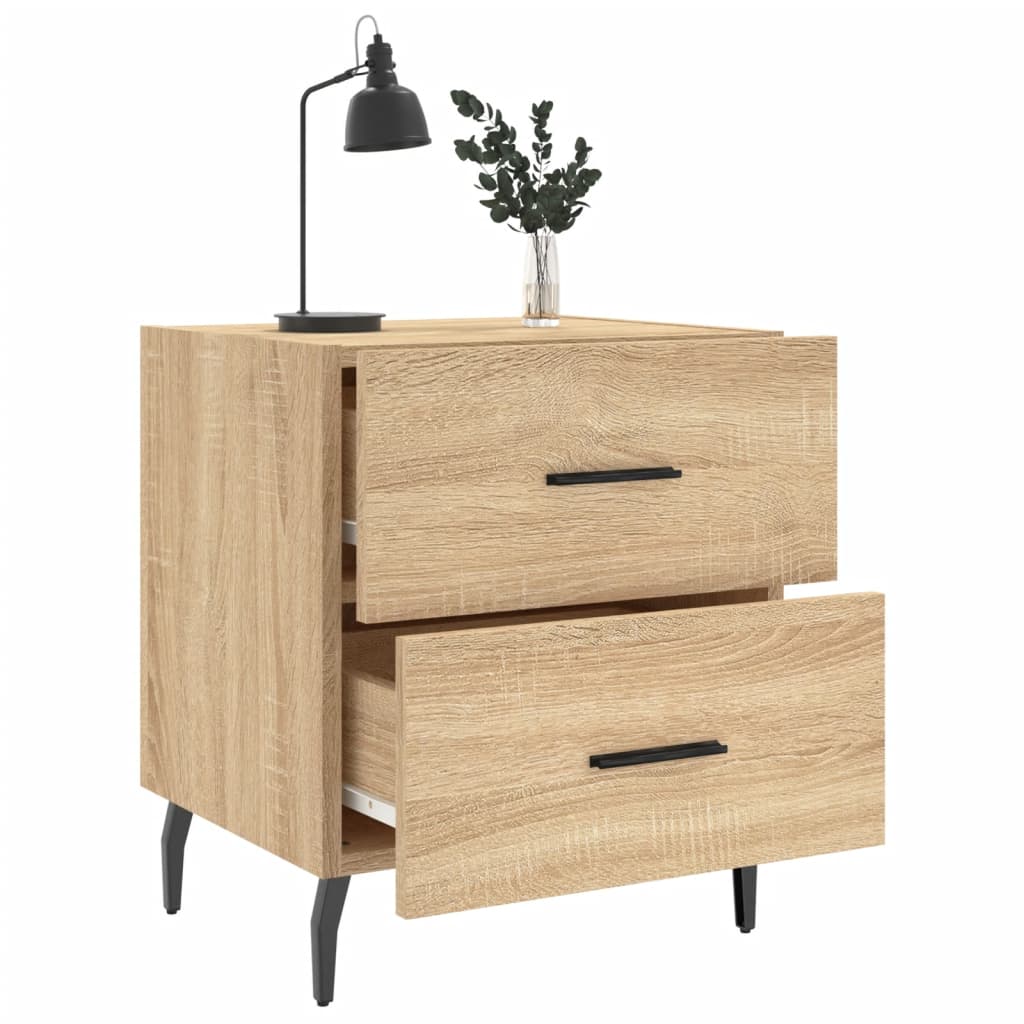 Noptiere, 2 buc., stejar sonoma, 40x35x47,5 cm, lemn compozit GartenMobel Dekor