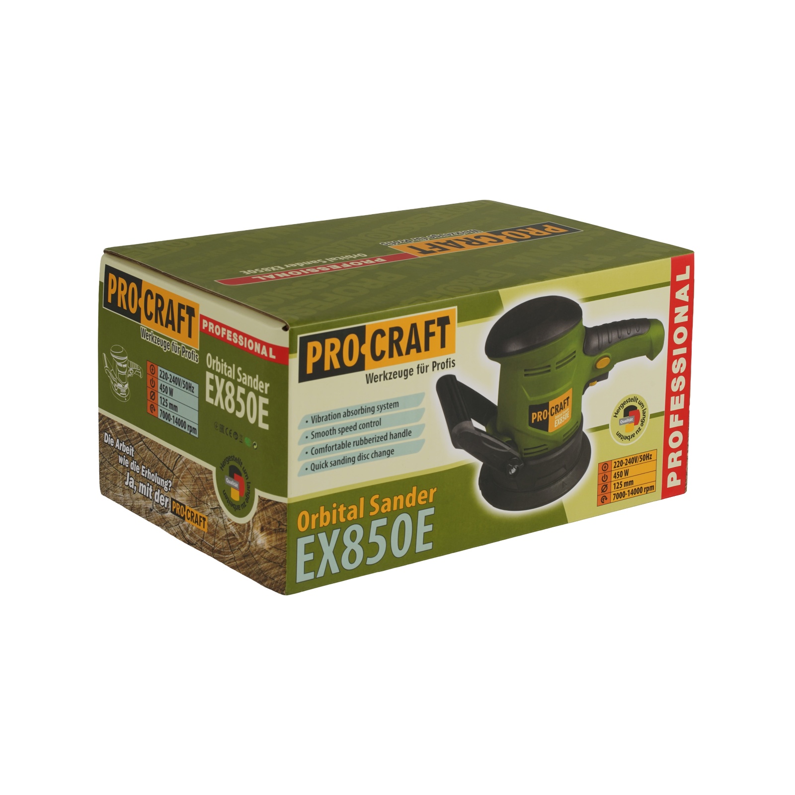 PROCRAFT EX850E Slefuitor Orbital cu excentric Innovative ReliableTools