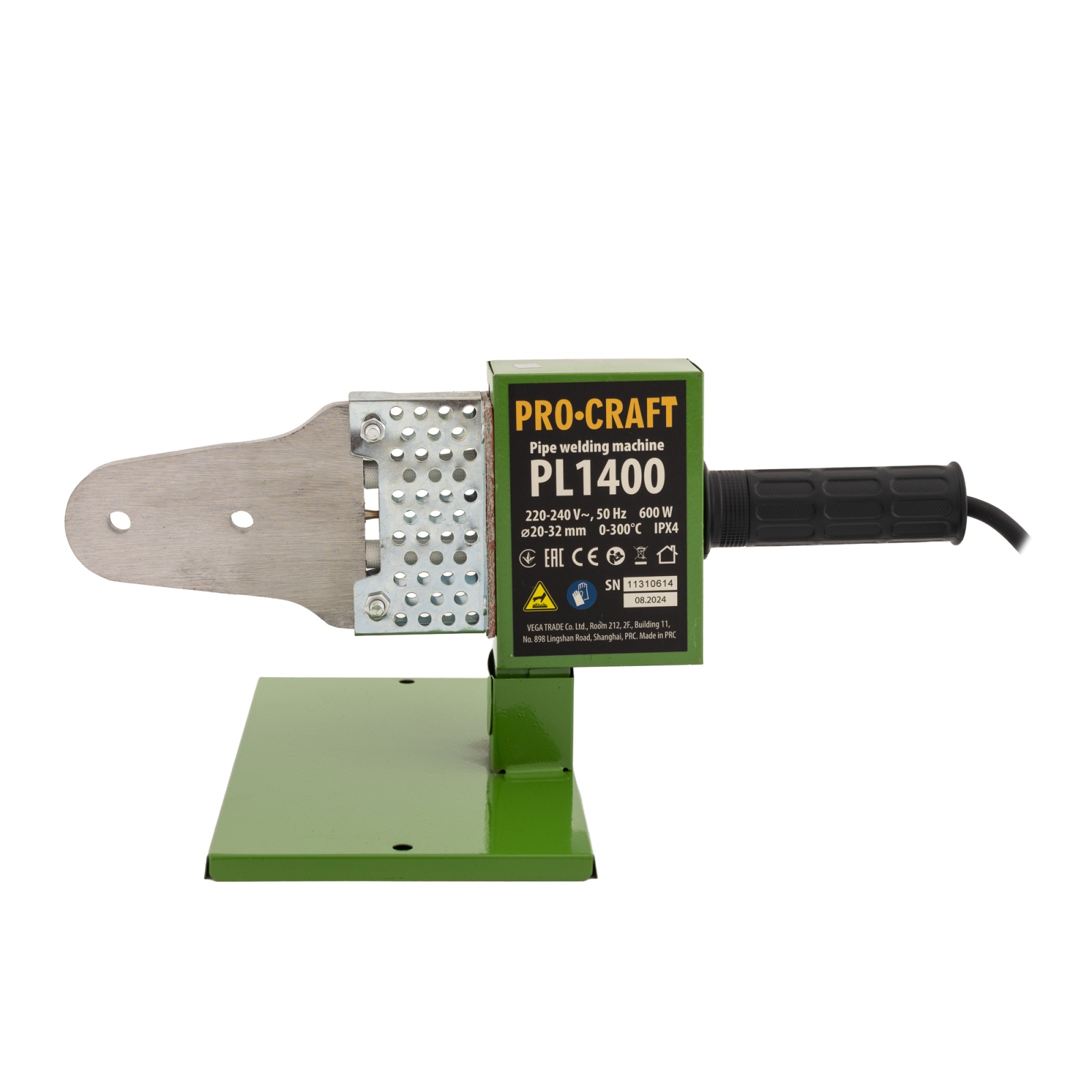 Plita PPR Procraft PL1400, ciocan sudura 600W, 50-300 grade, 20 25 32 mm Innovative ReliableTools