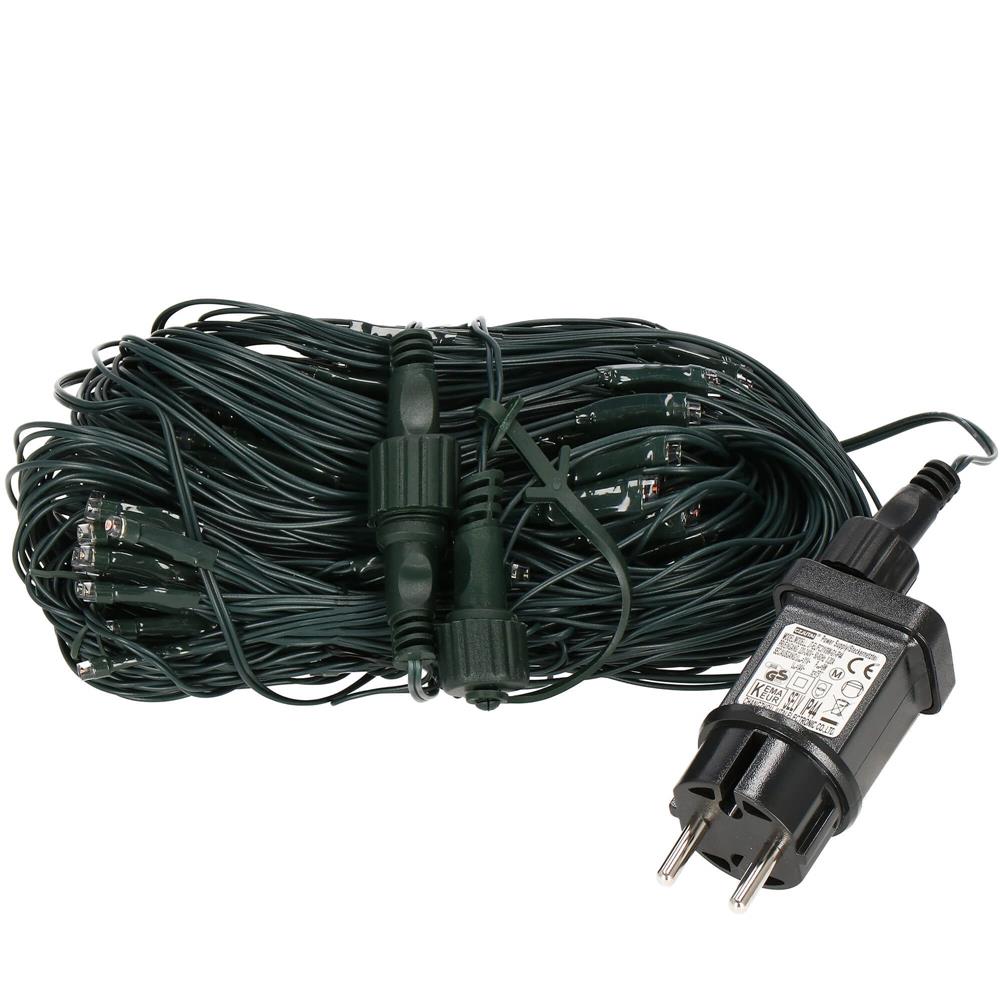 (DL) Ghirlanda luminoasa tip perdea 160 LED-uri, 2x2.6m, pentru interior/exterior, iluminare multicolor Household NewTrend