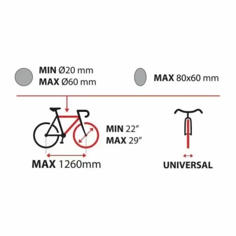 Bike-One suport din otel pentru bicicleta - Gri Garage AutoRide