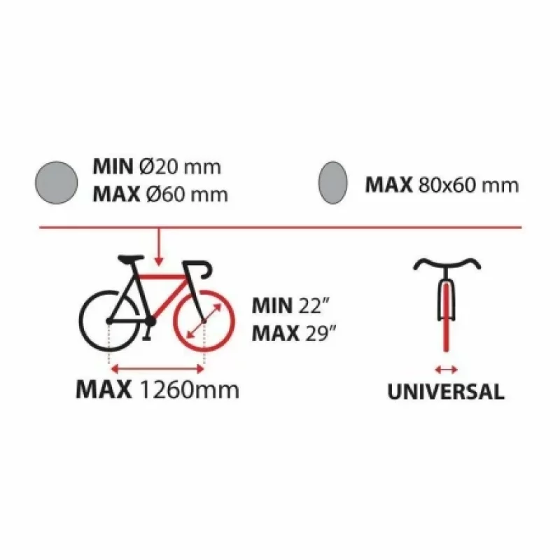 Bike-One suport din otel pentru bicicleta - Negru Garage AutoRide