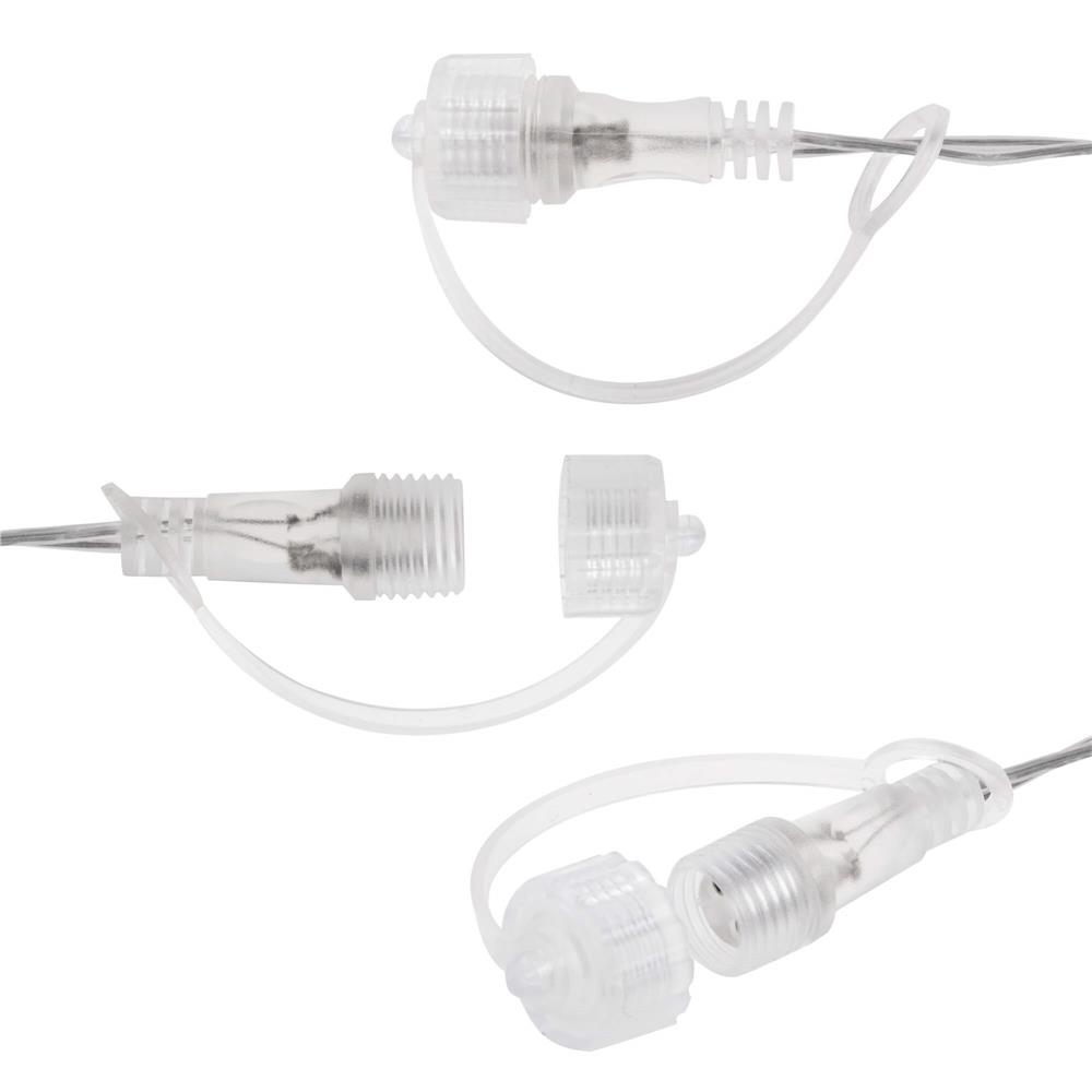 Ghirlanda luminoasa tip perdea cu stelute 138 LED-uri, 2m, pentru interior/exterior, iluminare multicolor Household NewTrend