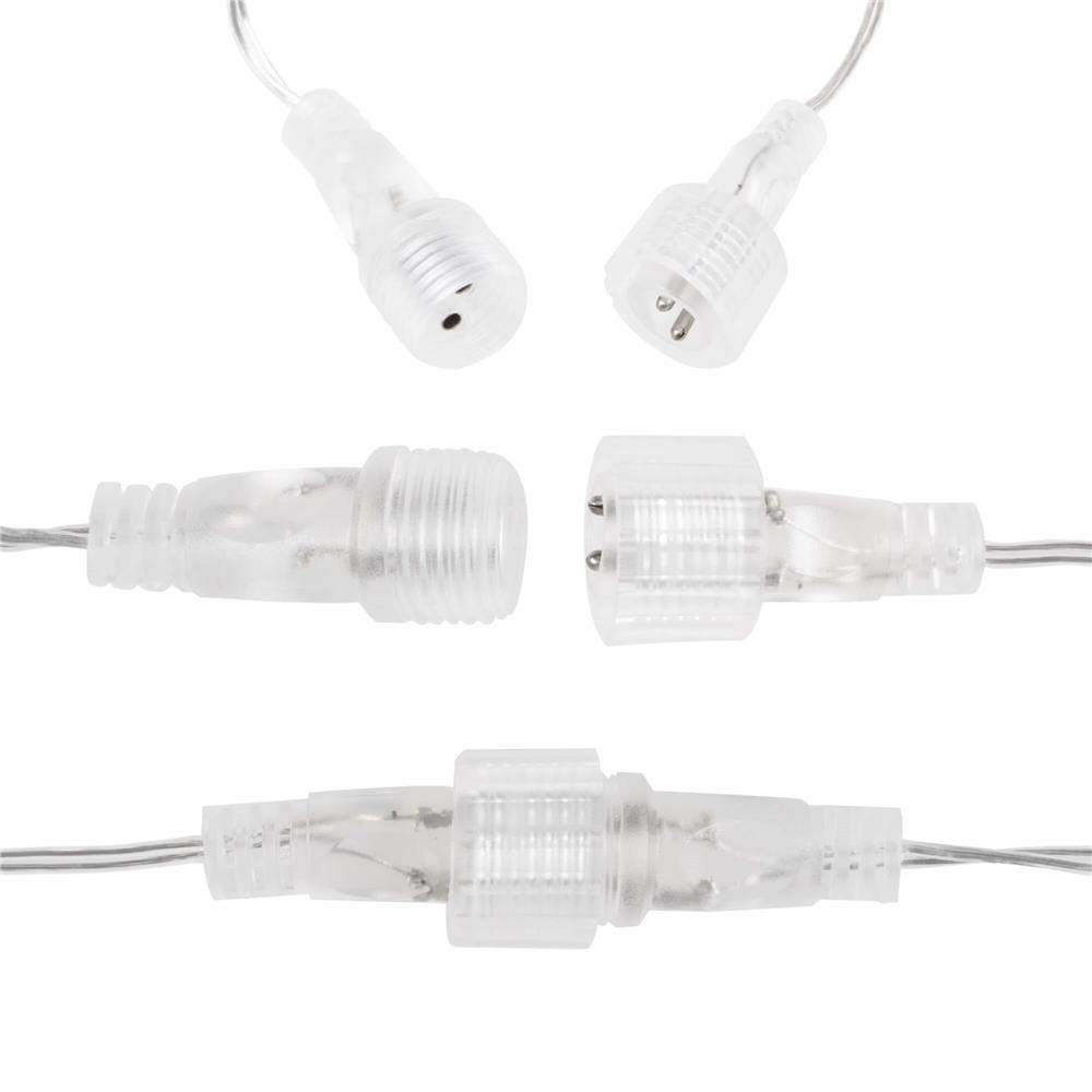 Ghirlanda luminoasa tip perdea cu stelute 138 LED-uri, 2m, pentru interior/exterior, iluminare multicolor Household NewTrend