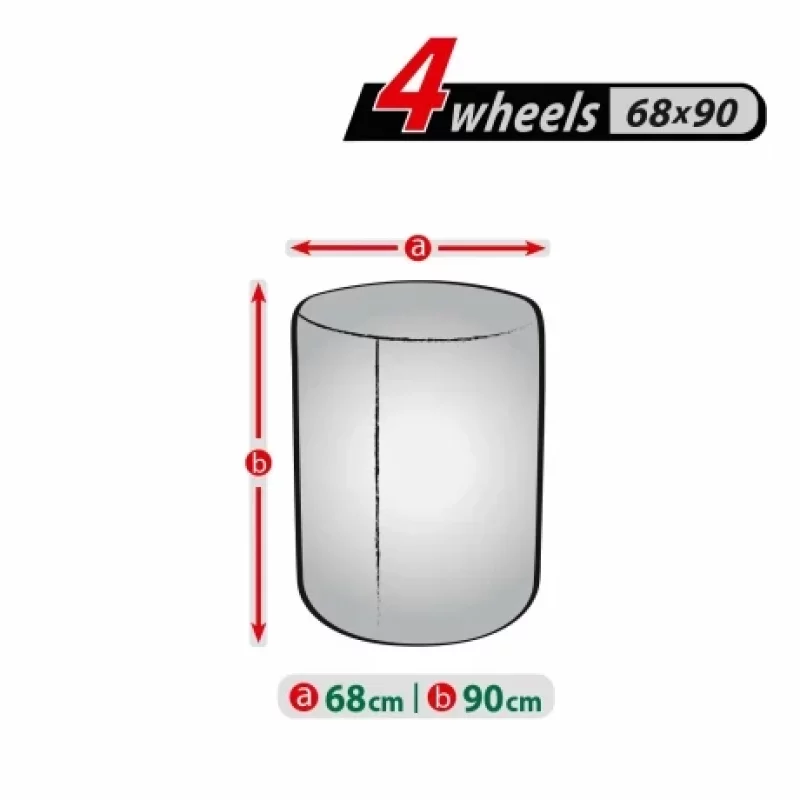 Husa de protectie pentru 4buc roti de rezerva 15-18'' - 68x90cm Garage AutoRide