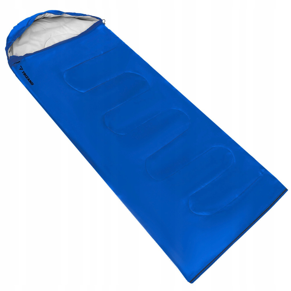 Sac de Dormit tip Mumie sau Pilota 2-in-1 pentru Camping, Impermeabil, Albastru