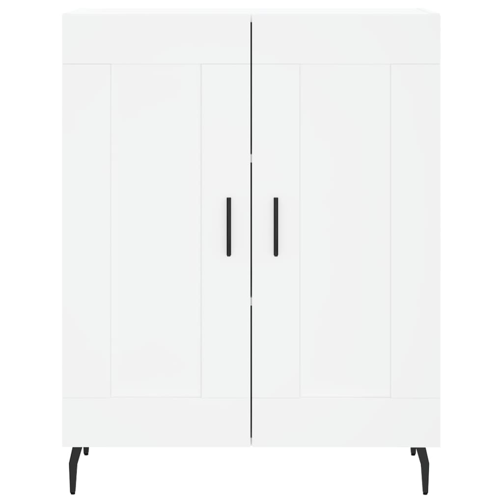 Dulap înalt, alb, 69,5x34x180 cm, lemn compozit GartenMobel Dekor
