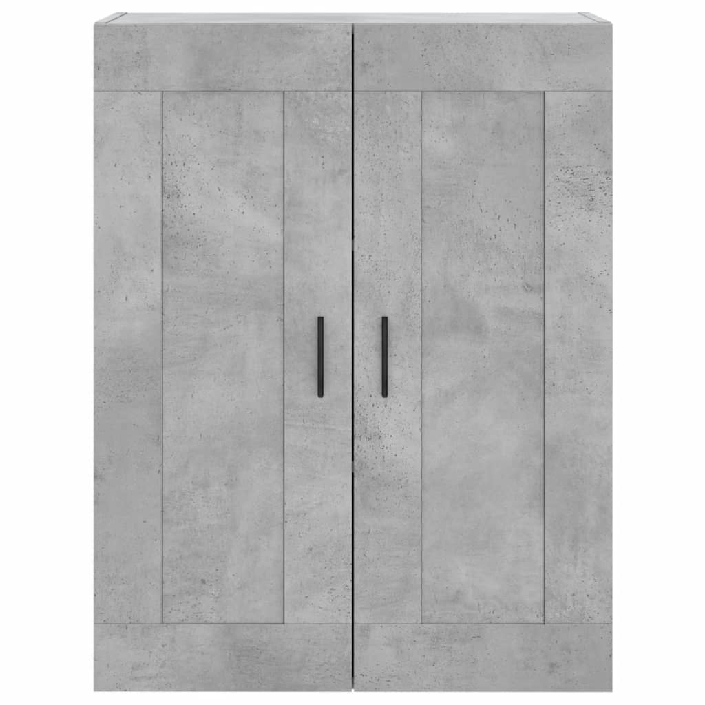 Dulap înalt, gri beton, 69,5x34x180, lemn compozit GartenMobel Dekor